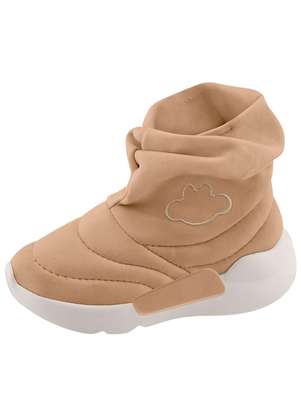 Lilica Ripilica Tenis Cano Alto Infantil Feminino Lilica Ripilica Bege