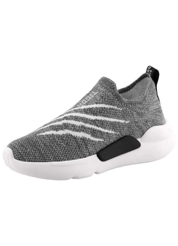 Tigor T Tigre - Tenis Slip On Infantil Masculino Tigor T. Tigre Cinza