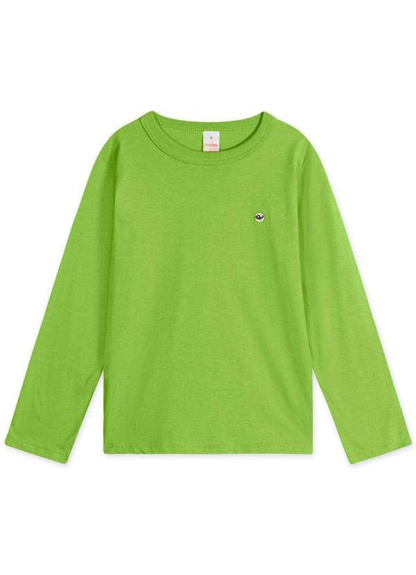 Marisol - Camiseta Infantil Menino Manga Longa Aromatica Marisol Verde