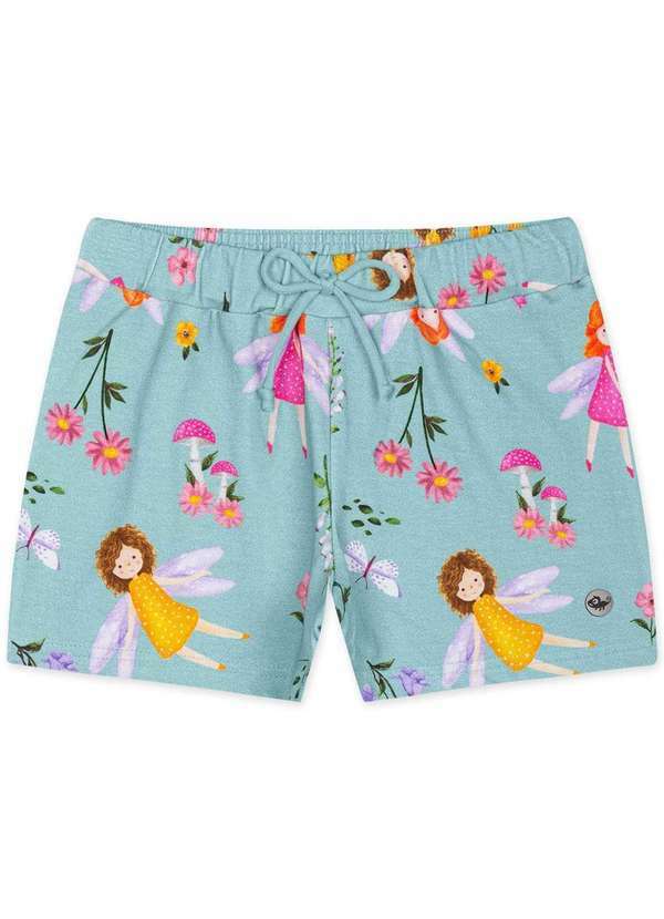 Marisol - Short Infantil Antiviral Marisol Azul