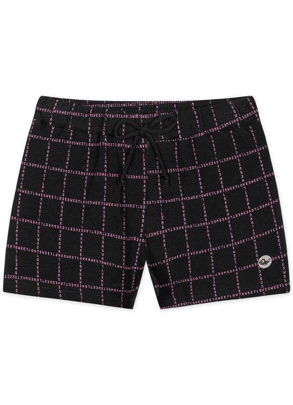 Marisol - Short Infantil Antiviral Marisol Preto