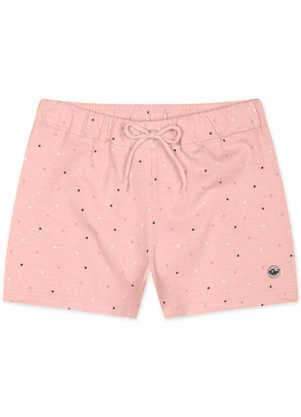 Marisol - Short Infantil Antiviral Marisol Rosa