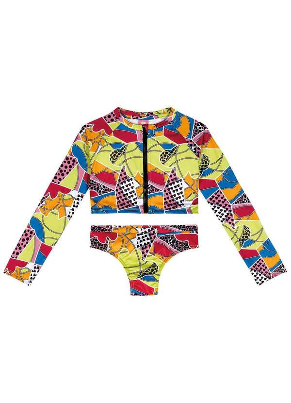 Lilica Ripilica - Conjunto Manga Longa com Protecao Uv Menina Lilica Verde