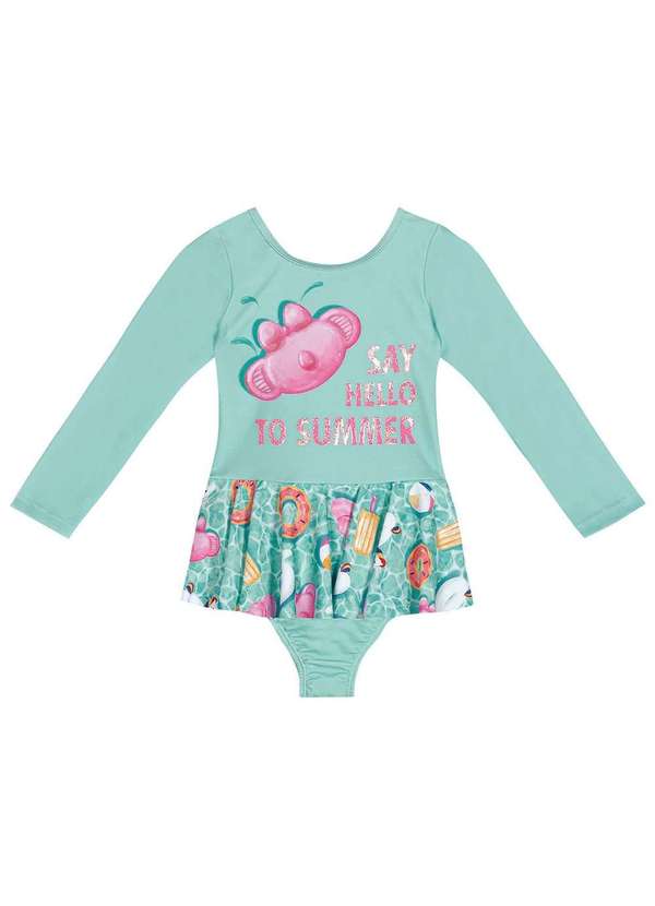 Lilica Ripilica - Maio Manga Longa com Protecao Uv Bebe Feminino Lilica Azul