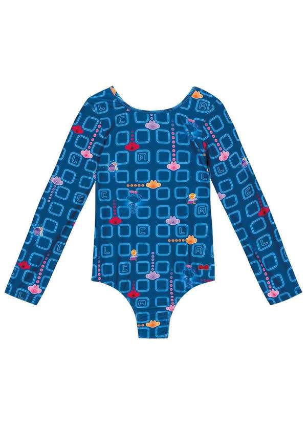 Lilica Ripilica - Maio Manga Longa com Protecao Uv Menina Lilica Azul