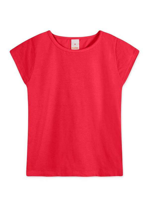 Marisol - Blusa Antiviral Manga Curta Feminina Marisol Vermelho
