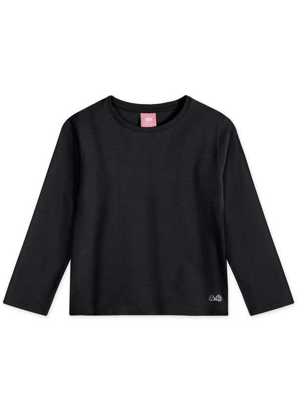 Lilica - Blusa Bebe Manga Longa Thermo Dry Lilica Preto