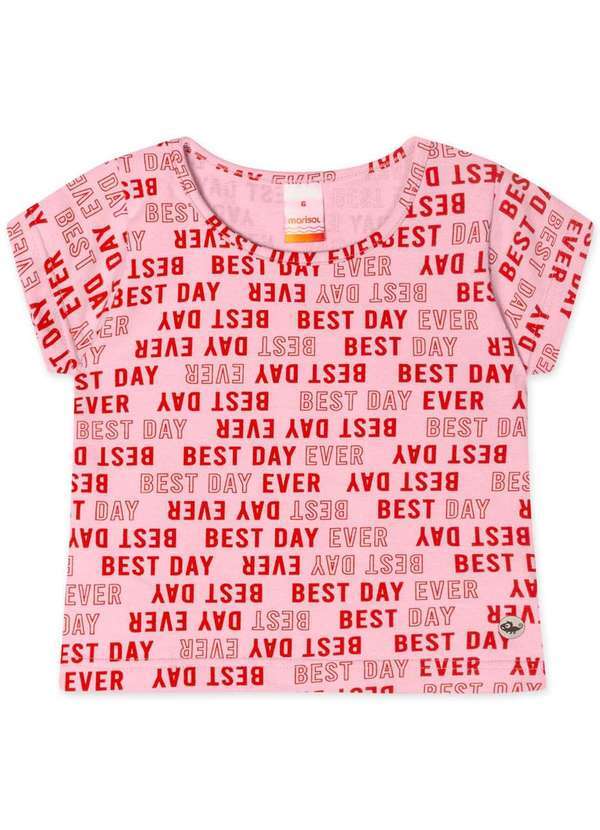 Marisol - Blusa Cropped Repelente a Agua Infantil Feminina Marisol Rosa