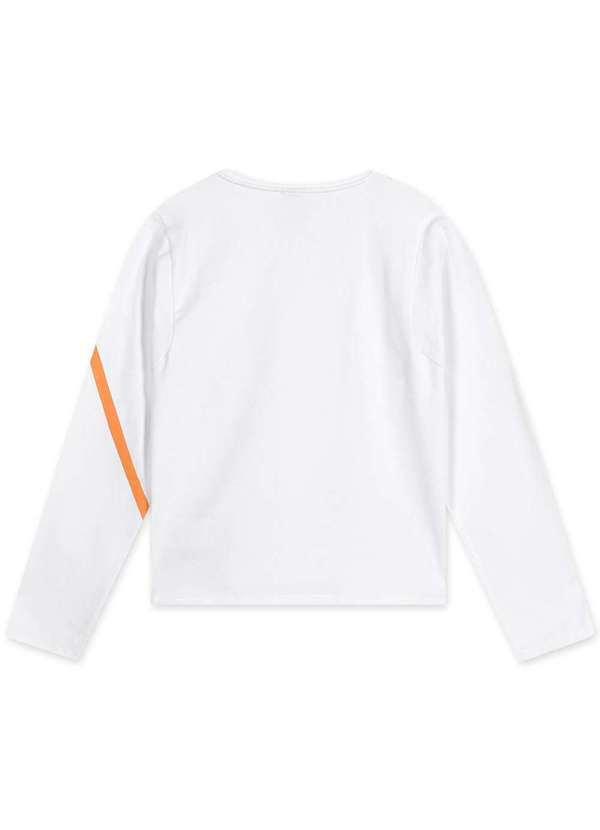 Lilica - Blusa Infantil Manga Longa Lilica Branco 2