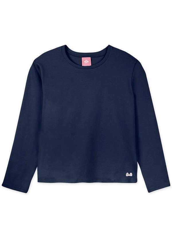 Lilica Ripilica - Blusa Infantil Menina Manga Longa Thermo Dry Lilica Azul