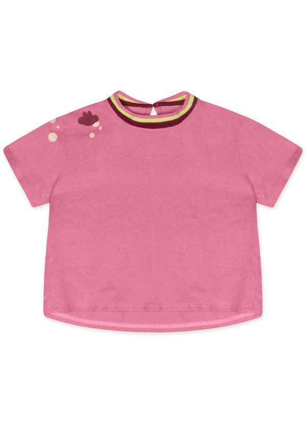 Lilica Ripilica - Blusa Manga Curta Bebe Feminina Lilica Ripilica Rosa 1