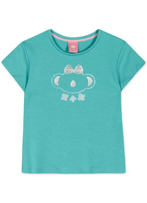 Lilica Ripilica - Blusa Manga Curta Bebe Feminina Lilica Verde