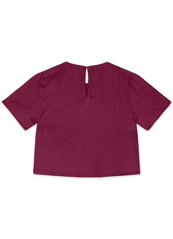 Lilica Ripilica - Blusa Manga Curta Infantil Feminina Lilica Ripilica Vermelho 2