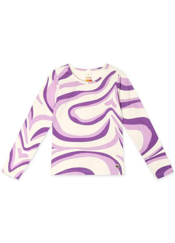Marisol - Blusa Manga Longa Antiviral Feminina Infantil Marisol Bege