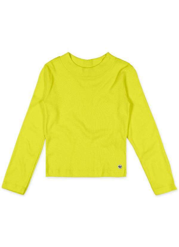 Marisol - Blusa Manga Longa Repelente a Agua Feminina Infantil Marisol Amarelo