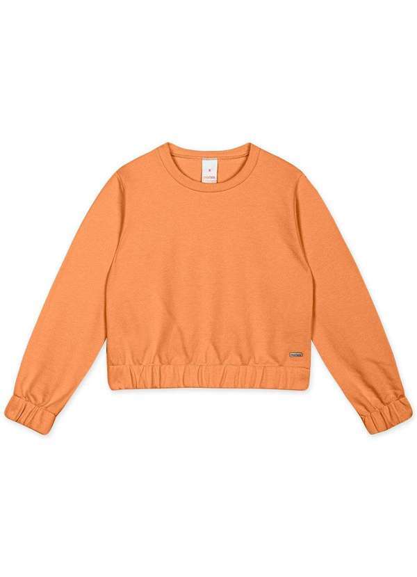 Marisol - Blusao Cropped Repelente a Agua Infantil Feminino Marisol Laranja