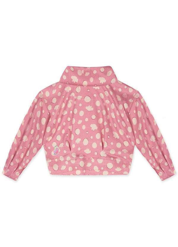 Lilica Ripilica - Blusao Manga Longa Infantil Feminino Lilica Ripilica Rosa