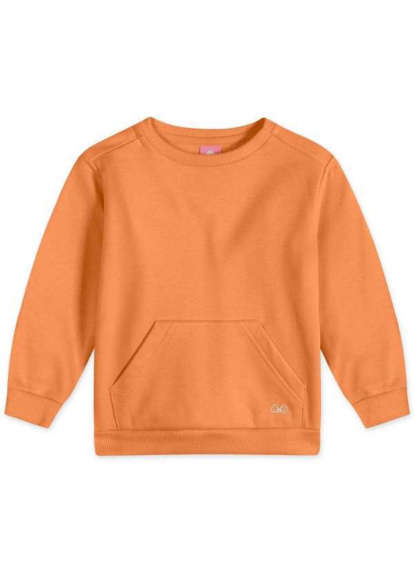 Lilica - Blusao Moletom Bebe Aroma Calmante Lilica Laranja