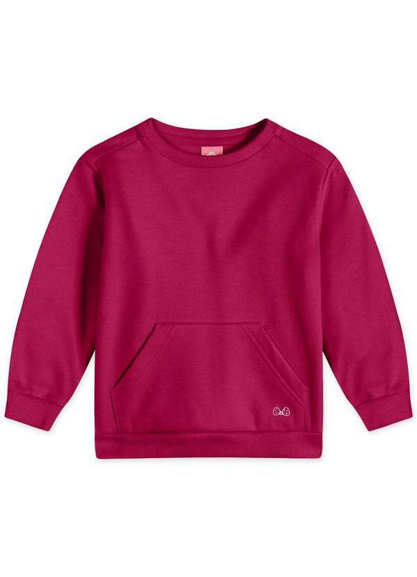 Lilica - Blusao Moletom Bebe Aroma Calmante Lilica Vermelho