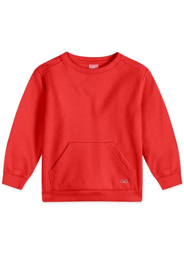 Lilica - Blusao Moletom Bebe Aroma Calmante Lilica Vermelho