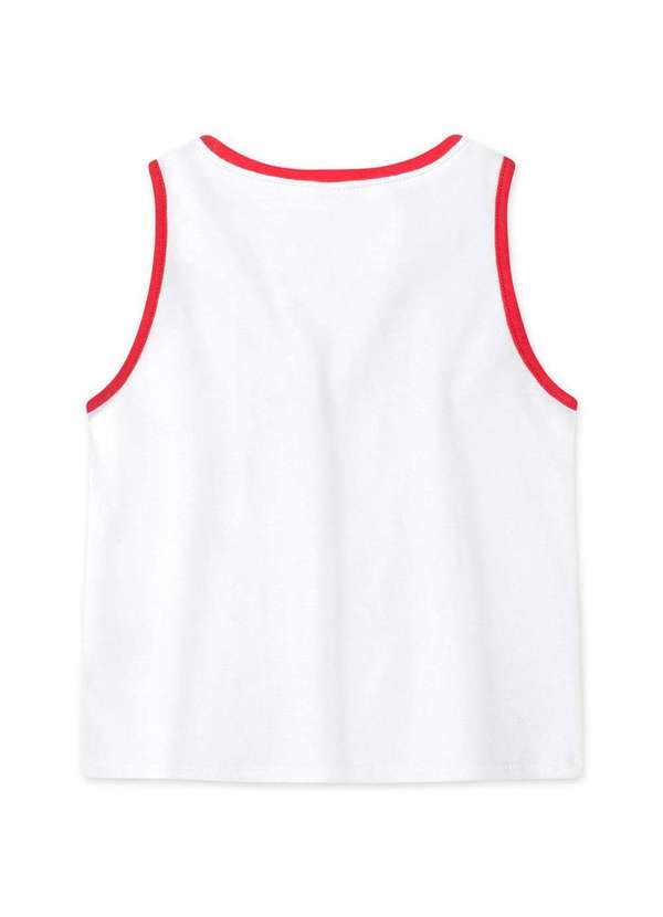 Lilica - Regata Infantil Estampa Interativa Lilica Branco 2