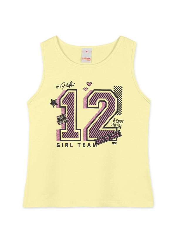 Marisol Play - Regata Infantil Menina Marisol Play Amarelo