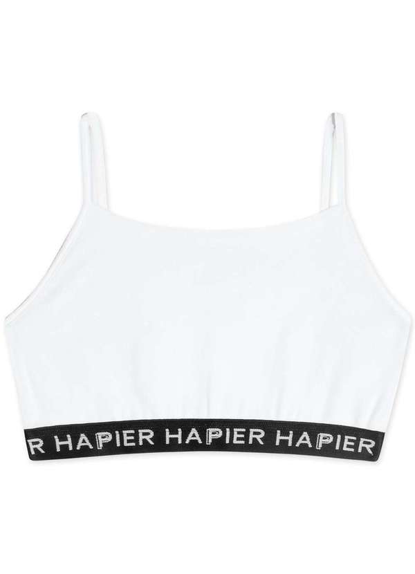 Hapier - Top Juvenil Feminino Hapier Branco