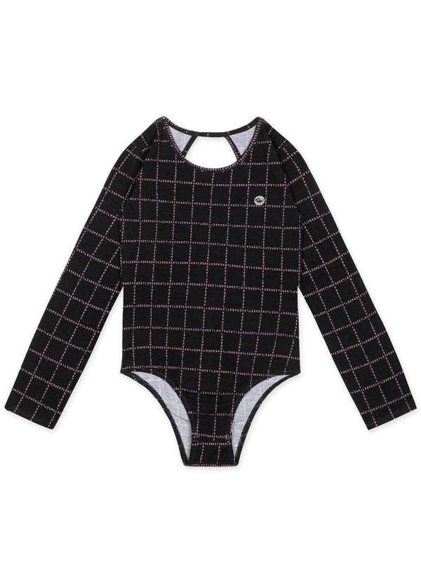 Marisol - Body Infantil Manga Longa Antiviral Marisol Preto