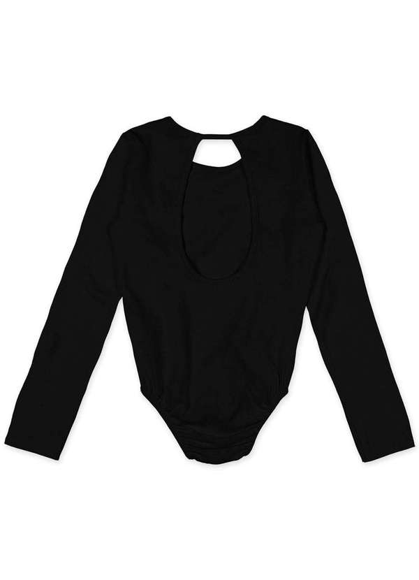 Marisol - Body Manga Longa Basica com Aroma Feminino Infantil Marisol Preto 2