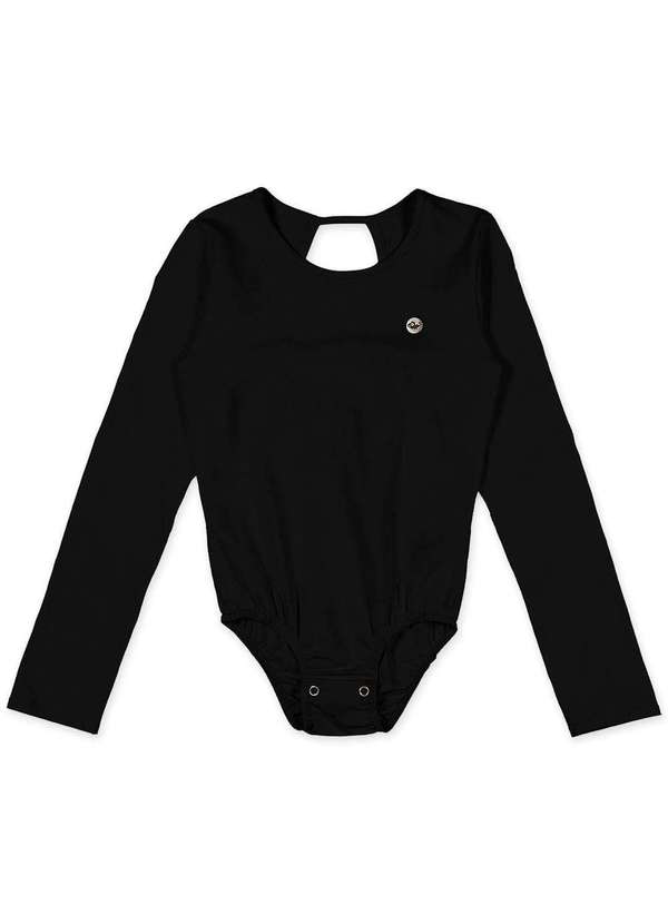 Marisol - Body Manga Longa Basica com Aroma Feminino Infantil Marisol Preto 3