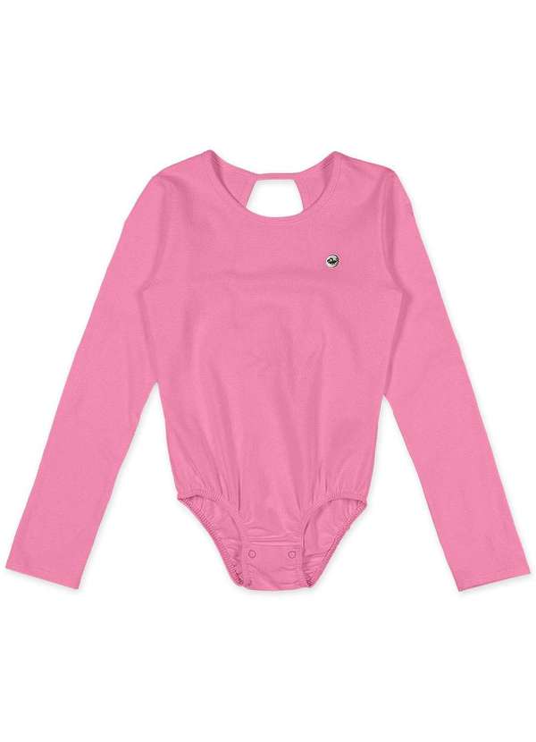 Marisol - Body Manga Longa Basica com Aroma Feminino Infantil Marisol Rosa