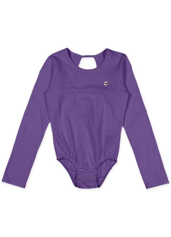 Marisol - Body Manga Longa Basica com Aroma Feminino Infantil Marisol Roxo