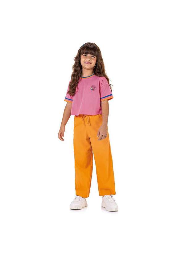 Marisol - Calca Infantil Feminina Marisol Laranja 2