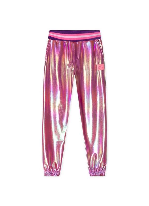 Marisol - Calca Metalizada Infantil Feminina Marisol Rosa 1