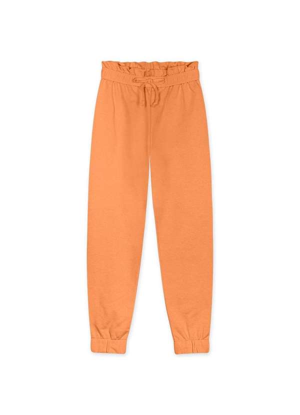 Marisol - Calca Moletom Infantil Acquatech Marisol Laranja