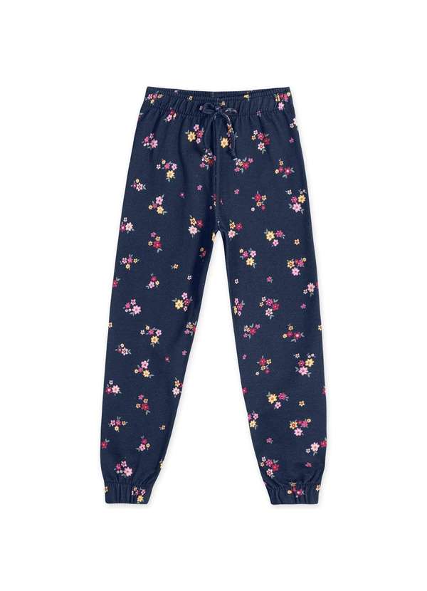 Marisol - Calca Moletom Infantil Menina Marisol Azul