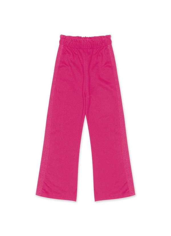 Marisol - Calca Moletom Wide Leg Infantil Menina Laise Marisol Rosa