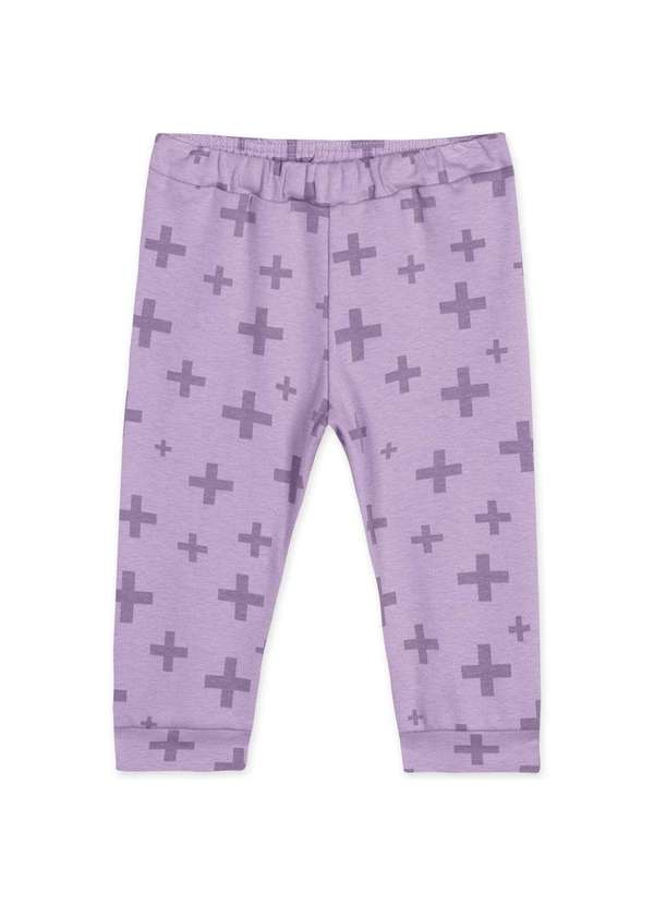 Match - Calca Bebe Unissex Match Roxo