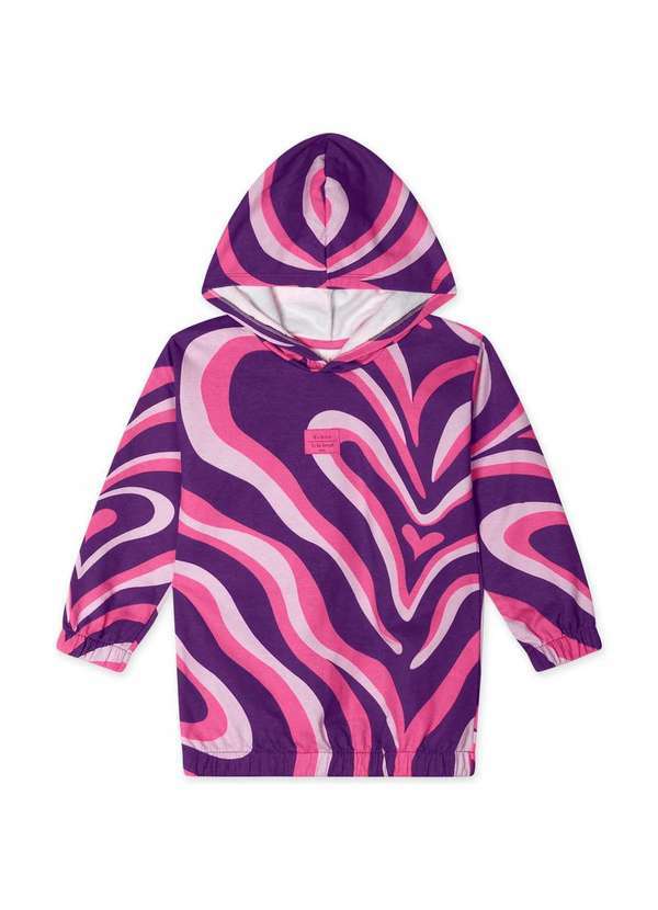 Marisol - Blusao Moletom Infantil Feminino Marisol Roxo