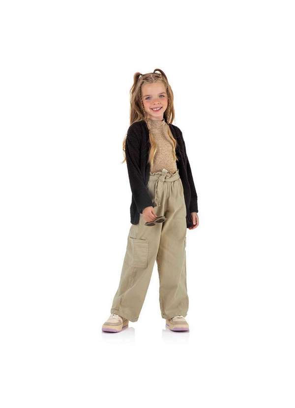 Marisol - Cardigan Teddy Infantil Feminino Marisol Preto 2