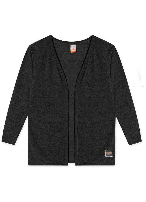 Marisol - Cardigan Tricot Infantil Feminino Marisol Preto