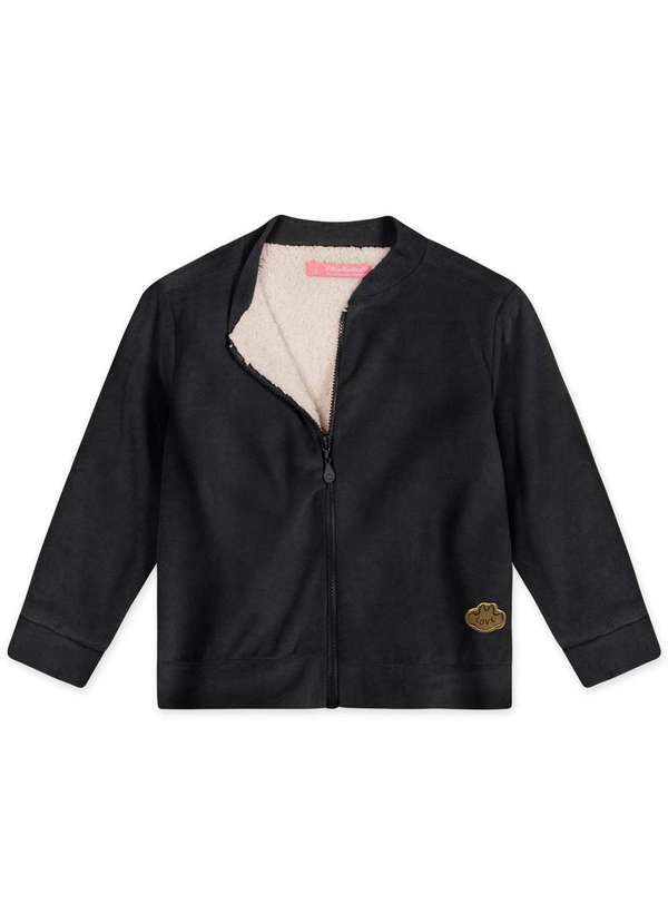 Lilica - Jaqueta Aveludada Bebe Love Lilica Preto 2
