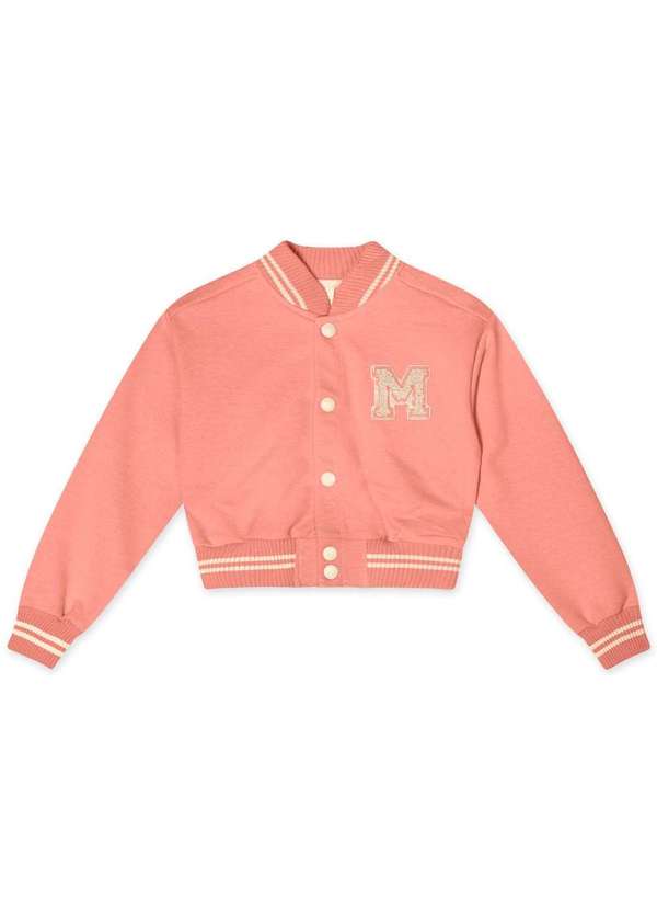 Marisol - Jaqueta College Infantil Feminina Marisol Laranja