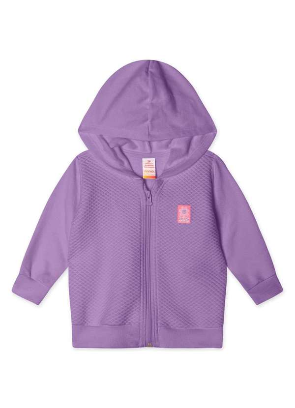 Marisol - Jaqueta com Capuz Infantil Feminina Marisol Roxo