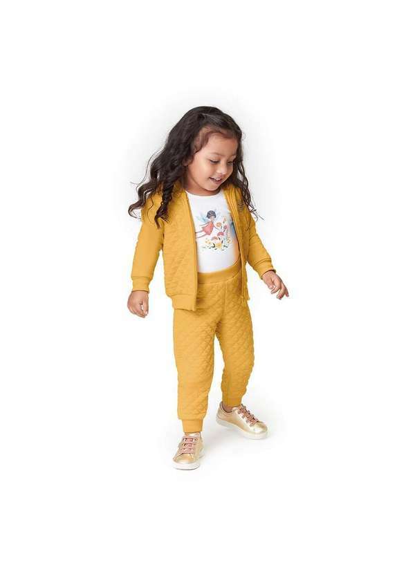 Marisol - Jaqueta Infantil Moletom Marisol Amarelo 2