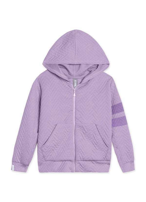 Match - Jaqueta Infantil Unissex Matelasse Match Roxo