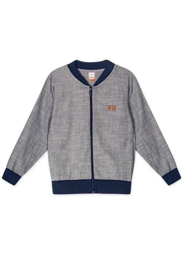 Marisol - Jaqueta Linho Infantil Masculina Marisol Azul