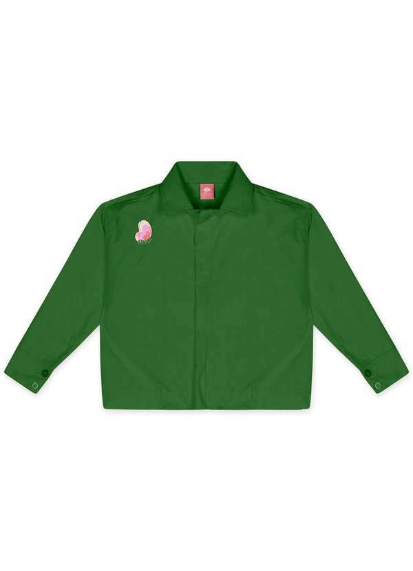 Lilica Ripilica - Jaqueta Manga Longa Infantil Feminina Lilica Ripilica Verde