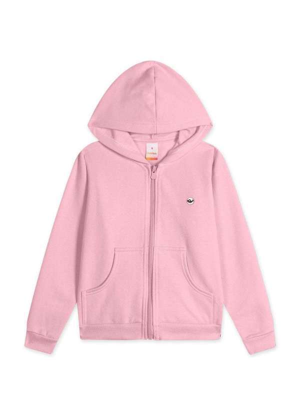 Marisol - Jaqueta Moletom Infantil Antiviral Marisol Rosa