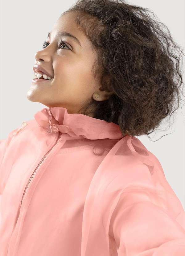 Lilica Ripilica - Jaqueta Organza Infantil Feminina Lilica Ripilica Rosa 3